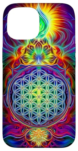 Abstrakte Heilige Geometrie Blume des Lebens Kunst Hülle für iPhone 15 Abstrakte Heilige Geometrie Blume des Lebens Kunst Hülle für iPhone 15 von Amazing Pattern Design Accessories by AiMaginarium