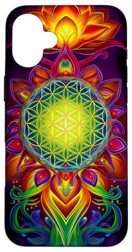 Abstrakte Heilige Geometrie Blume des Lebens Kunst Hülle für iPhone 16 Plus Abstrakte Heilige Geometrie Blume des Lebens Kunst Hülle für iPhone 16 Plus von Amazing Pattern Design Accessories by AiMaginarium