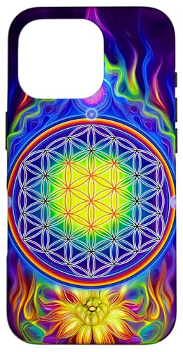 Abstrakte Heilige Geometrie Blume des Lebens Kunst Hülle für iPhone 16 Pro Abstrakte Heilige Geometrie Blume des Lebens Kunst Hülle für iPhone 16 Pro von Amazing Pattern Design Accessories by AiMaginarium