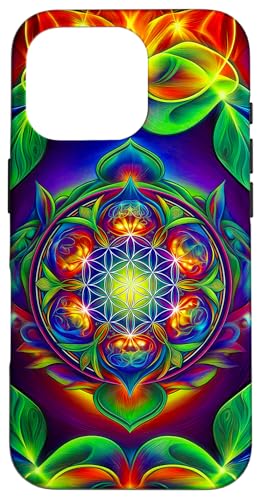 Abstrakte Heilige Geometrie Blume des Lebens Kunst Hülle für iPhone 16 Pro Abstrakte Heilige Geometrie Blume des Lebens Kunst Hülle für iPhone 16 Pro von Amazing Pattern Design Accessories by AiMaginarium