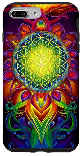Abstrakte Heilige Geometrie Blume des Lebens Kunst Hülle für iPhone 7 Plus/8 Plus von Amazing Pattern Design Accessories by AiMaginarium