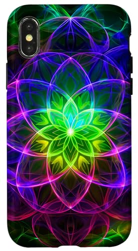 Abstrakte Heilige Geometrie Blume des Lebens Kunst Hülle für iPhone X/XS Abstrakte Heilige Geometrie Blume des Lebens Kunst Hülle für iPhone X/XS von Amazing Pattern Design Accessories by AiMaginarium