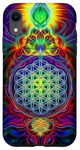 Abstrakte Heilige Geometrie Blume des Lebens Kunst Hülle für iPhone XR Abstrakte Heilige Geometrie Blume des Lebens Kunst Hülle für iPhone XR von Amazing Pattern Design Accessories by AiMaginarium