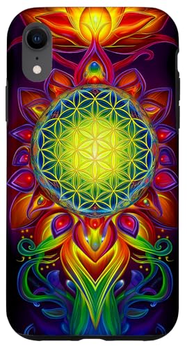 Abstrakte Heilige Geometrie Blume des Lebens Kunst Hülle für iPhone XR Abstrakte Heilige Geometrie Blume des Lebens Kunst Hülle für iPhone XR von Amazing Pattern Design Accessories by AiMaginarium