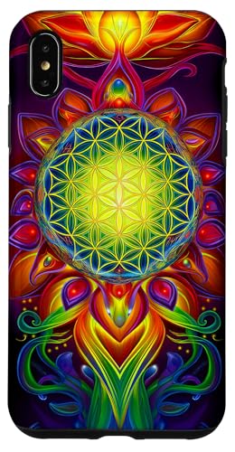 Abstrakte Heilige Geometrie Blume des Lebens Kunst Hülle für iPhone XS Max Abstrakte Heilige Geometrie Blume des Lebens Kunst Hülle für iPhone XS Max von Amazing Pattern Design Accessories by AiMaginarium