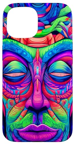 Abstraktes trippy psychedelisches Linienkunstmuster Hülle für iPhone 15 Abstraktes trippy psychedelisches Linienkunstmuster Hülle für iPhone 15 von Amazing Pattern Design Accessories by AiMaginarium