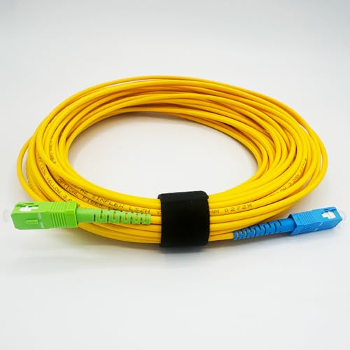 Amazinnov Glasfaserkabel, 30 m, für Freebox Pop, Ultra, Revolution – Simplex Single-Mode SC-APC auf SC-UPC Amazinnov Glasfaserkabel, 30 m, für Freebox Pop, Ultra, Revolution – Simplex Single-Mode SC-APC auf SC-UPC von Amazinnov