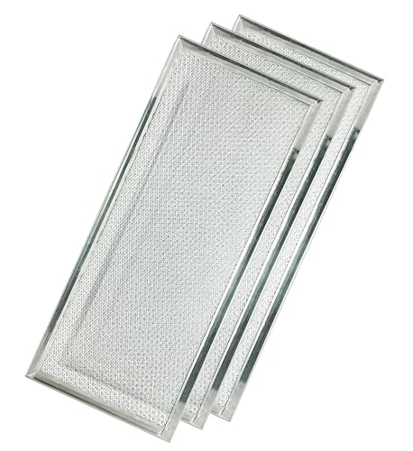 3 x Ersatz für Whirlpool W10208631A Mikrowellen-Fettfilter, 3er-Pack, Aluminiumgitter, Mikrowellen-Fettfilter, 33 x 15,2 cm, kompatibel mit Maytag & Whirlpool W10208631RP W10208631 von Amazinpure 3 x Ersatz für Whirlpool W10208631A Mikrowellen-Fettfilter, 3er-Pack, Aluminiumgitter, Mikrowellen-Fettfilter, 33 x 15,2 cm, kompatibel mit Maytag & Whirlpool W10208631RP W10208631 von Amazinpure von Amazinpure