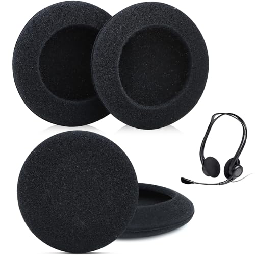 Amazleer 4 Stück Ersatz-Ohrpolster passend für Logitech 960 PC960 Kopfhörer Headset (4 Stück Ersatz-Ohrpolster) von Amazleer
