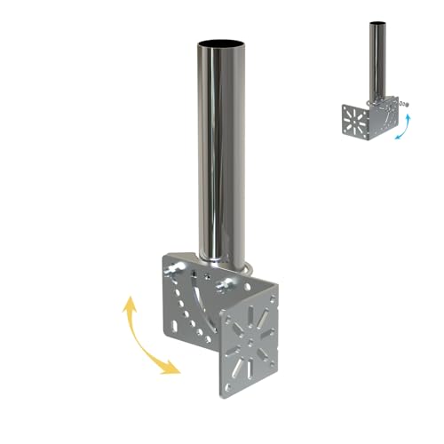 Amazmount Universal-Halterung für Überwachungskamera, 3,8 cm Durchmesser, verstellbare Halterung für die Wand, Wetterstation, 25,4 cm Länge, Antennenmast-Montagestangen-Klemm-Set Amazmount Universal-Halterung für Überwachungskamera, 3,8 cm Durchmesser, verstellbare Halterung für die Wand, Wetterstation, 25,4 cm Länge, Antennenmast-Montagestangen-Klemm-Set von Amazmount