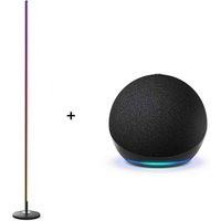 Govee RGBICW Smart Corner Floor Lamp + Amazon Echo Dot (5th Gen) von Amazon, Govee