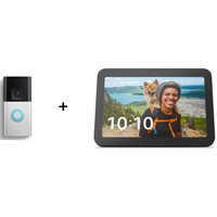 Ring Battery Video Doorbell Plus + Amazon Echo Show 8 (3. Gen) von Amazon, Ring