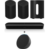 Sonos 5.1 Heimkino Set – mit Beam Gen. 2, 2x Era 100 und Sub Mini + Amazon Echo Pop Sonos 5.1 Heimkino Set – mit Beam Gen. 2, 2x Era 100 und Sub Mini + Amazon Echo Pop von Amazon, Sonos