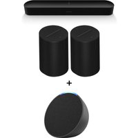 Sonos Entertainment Set – mit Beam Gen. 2 und 2x Era 100 + Amazon Echo Pop Sonos Entertainment Set – mit Beam Gen. 2 und 2x Era 100 + Amazon Echo Pop von Amazon, Sonos