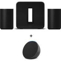 Sonos Stereo Set - mit 2x Era 100 + Sub 4 + Amazon Echo Pop Sonos Stereo Set - mit 2x Era 100 + Sub 4 + Amazon Echo Pop von Amazon, Sonos