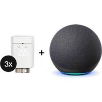 Eve Thermo Matter 3er-Set + Amazon Echo (4th Gen) von Amazon, eve
