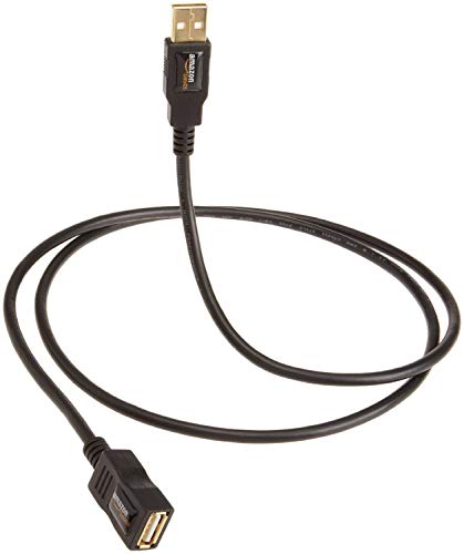 Amazon Basics USB 2.0 Verlängerungskabel A-Stecker auf A-Buchse (3 Meter) von Amazon Basics