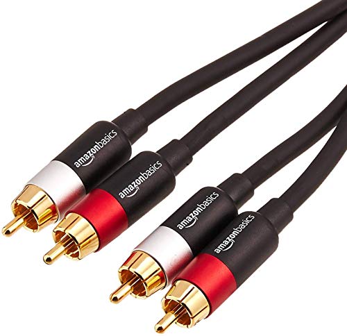 Amazon Basics 2-Stecker- bis 2-Stecker RCA - 1.2 m, Schwarz Amazon Basics 2-Stecker- bis 2-Stecker RCA - 1.2 m, Schwarz von Amazon Basics