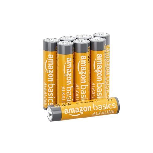 Amazon Basics AAA-Alkalisch-Batterien, leistungsstark, 1,5 V, 8er-Pack (Aussehen kann variieren) von Amazon Basics