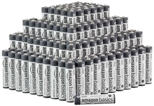 Amazon Basics AAA-Alkali-Batterien, Industriequalität, 1,5 V, 5 Jahre lagerfähig, 200 Stück Amazon Basics AAA-Alkali-Batterien, Industriequalität, 1,5 V, 5 Jahre lagerfähig, 200 Stück von Amazon Basics