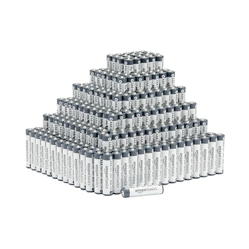 Amazon Basics AAA-Alkali-Batterien, Industriequalität, 1,5 V, 5 Jahre lagerfähig, 300 Stück von Amazon Basics