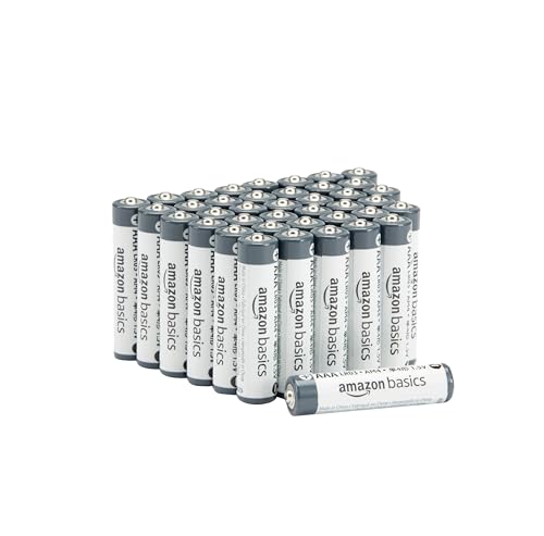 Amazon Basics AAA-Alkali-Batterien, 1,5 V, 5 Jahre lagerfähig, 40 Stück von Amazon Basics