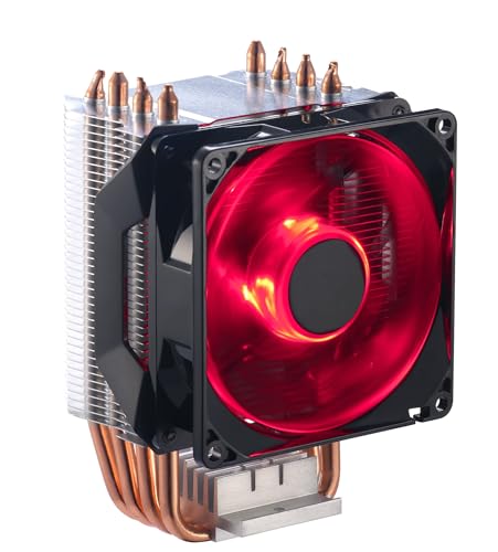 Amazon Basics Computerlüfter mit Cooler Master-Technologie, CPU-Luftkühler, 4 Wärmerohre, RGB-LED-PWM, Aluminiumlamellen, Kompatibel mit Desktop, 10.2 X 8.3 X 4.96 cm Amazon Basics Computerlüfter mit Cooler Master-Technologie, CPU-Luftkühler, 4 Wärmerohre, RGB-LED-PWM, Aluminiumlamellen, Kompatibel mit Desktop, 10.2 X 8.3 X 4.96 cm von Amazon Basics