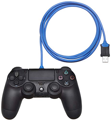 Amazon Basics Controller-Ladekabel für die PlayStation 4 Micro USB auf USB Type A, 1.82 m, Blau von Amazon Basics
