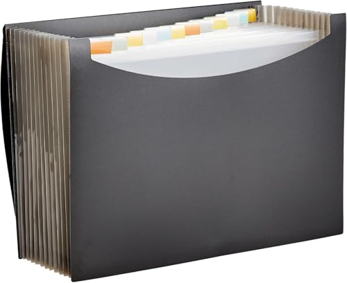 Amazon Basics Dokumentenmappe A4, Fächermappe, Schwarz Amazon Basics Dokumentenmappe A4, Fächermappe, Schwarz von Amazon Basics