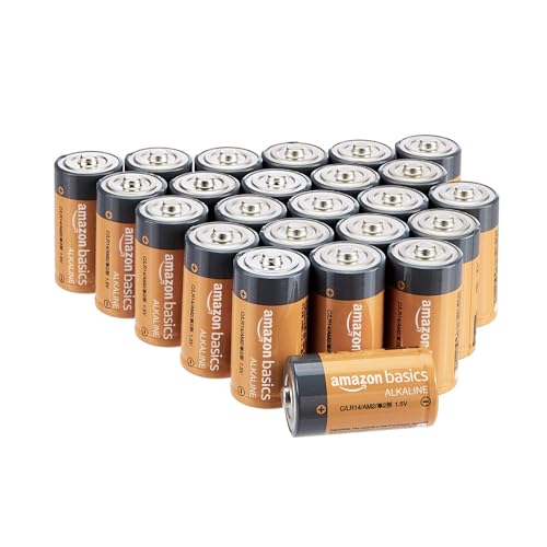 Amazon Basics Everyday Alkalisch batterien, Typ C, 24 Stück von Amazon Basics