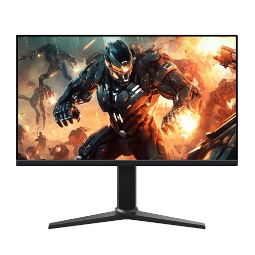 Amazon Basics Gaming-Monitor 24 Zoll (61 cm), FHD 1080p, 165 Hz, VESA-kompatibel, adaptive Synchronisierung, 1 ms Reaktion, Schwarz von Amazon Basics