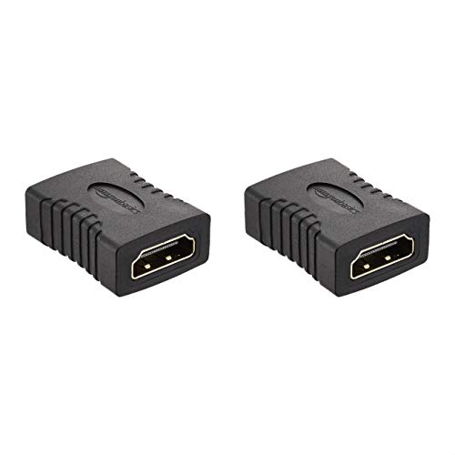 Amazon Basics - HDMI-Adapter, 2er-Pack, 29 x 22mm, Schwarz von Amazon Basics