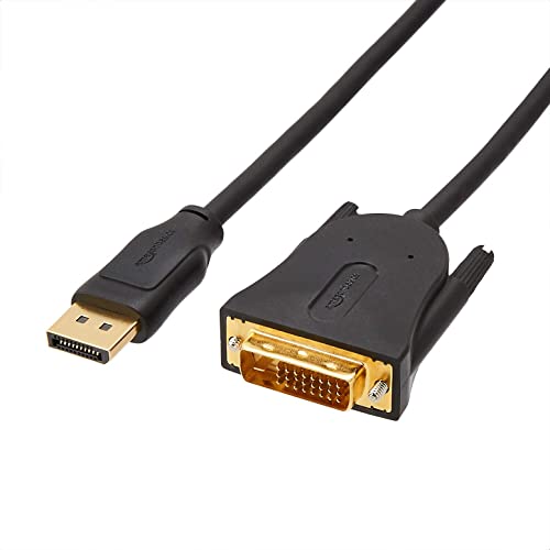 Amazon Basics HL-007267 Verbindungskabel, DisplayPort auf DVI, Full-HD, 0,9 m (3 ft), Schwarz von Amazon Basics