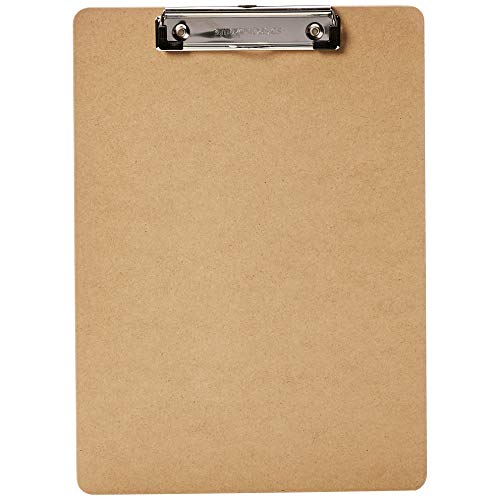 Amazon Basics Hartplatten-Klemmbrett - 12er-Packung, Braun Amazon Basics Hartplatten-Klemmbrett - 12er-Packung, Braun von Amazon Basics
