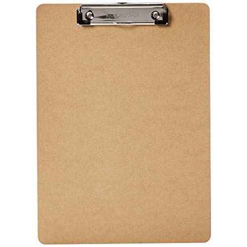 Amazon Basics Hartplatten-Klemmbrett - 6er-Packung, Braun Amazon Basics Hartplatten-Klemmbrett - 6er-Packung, Braun von Amazon Basics