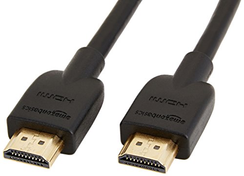 Amazon Basics High-Speed-HDMI-A - HDMI-A Kabel, CL3-zertifiziert, Standard 2.0, 3 m, schwarz von Amazon Basics