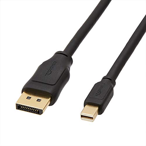 Amazon Basics Kabel für Mini DisplayPort zu DisplayPort, 1,8 m, Schwarz von Amazon Basics