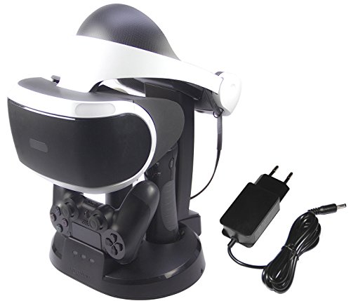 Amazon Basics - Ladestation und Ständer für die PlayStation VR, Schwarz (Funktioniert nur mit dem alten Modell PS move motion controller) von Amazon Basics