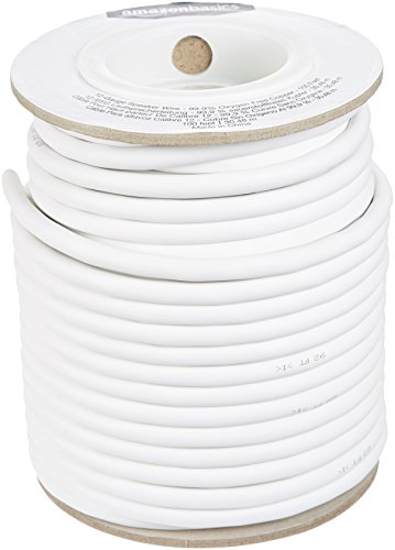 Amazon Basics Lautsprecherkabel - 12 AWG (2,05 mm), 99,9 % sauerstofffreies Kupfer, 30.5 m, Rot,Schwarz, von Amazon Basics