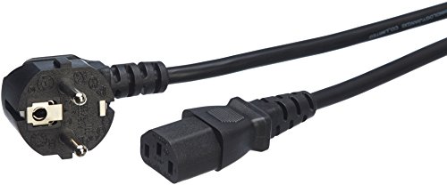 Amazon Basics - Netzkabel - 3 m , Schwarz von Amazon Basics