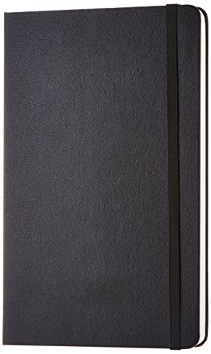 Amazon Basics Klassisches Notizbuch, A5, liniert, Größe, Schwarz Amazon Basics Klassisches Notizbuch, A5, liniert, Größe, Schwarz von Amazon Basics