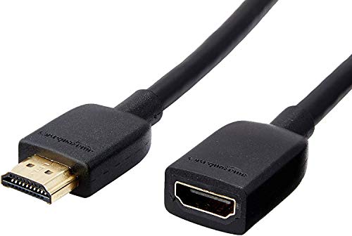 Amazon Basics PBH-2599 Hochgeschwindigkeits-HDMI-Verlängerungskabel, 0.9 m, Schwarz Amazon Basics PBH-2599 Hochgeschwindigkeits-HDMI-Verlängerungskabel, 0.9 m, Schwarz von Amazon Basics