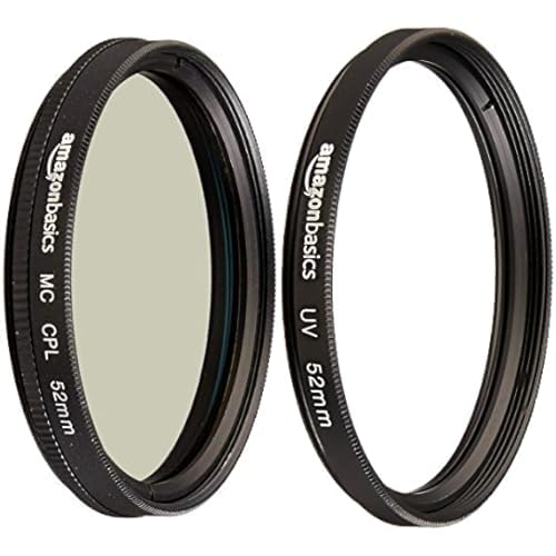 Amazon Basics Polarisationsfilter + UV-Sperrfilter - 52 mm von Amazon Basics