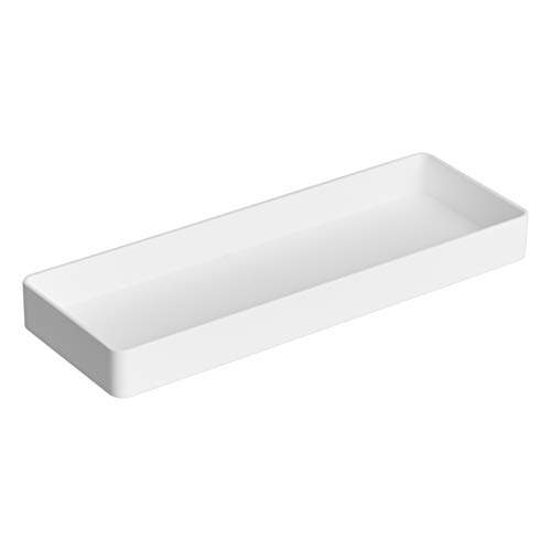 Amazon Basics Rechteckig, Kunststoff-Organizer, Halb-Zubehörablage, 23.8 x 8.3 x 2.5 cm, Weiß Amazon Basics Rechteckig, Kunststoff-Organizer, Halb-Zubehörablage, 23.8 x 8.3 x 2.5 cm, Weiß von Amazon Basics