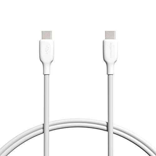 Amazon Basics USB-C-auf-USB-C 2.0 Schnellladekabel, 480 Mbit/s Geschwindigkeit, USB-IF-zertifiziert, für Apple iPhone 16/15, iPad, Samsung Galaxy, Tablets, Laptops, 0.9 m, Weiß Amazon Basics USB-C-auf-USB-C 2.0 Schnellladekabel, 480 Mbit/s Geschwindigkeit, USB-IF-zertifiziert, für Apple iPhone 16/15, iPad, Samsung Galaxy, Tablets, Laptops, 0.9 m, Weiß von Amazon Basics