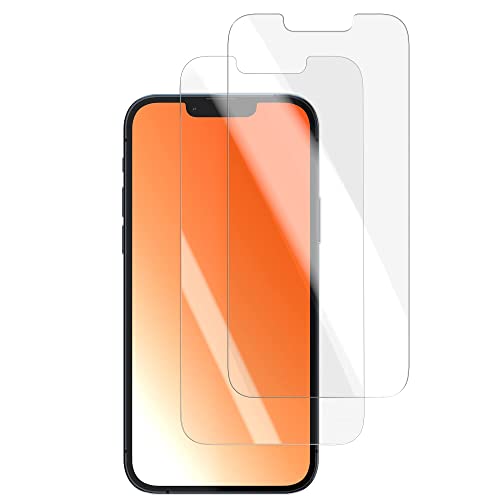 Amazon Basics Smartphone-Displayschutz aus gehärtetem Glas, für iPhone 13 und 13 Pro, 2er-Pack, 7 L x 3.62 B cm von Amazon Basics