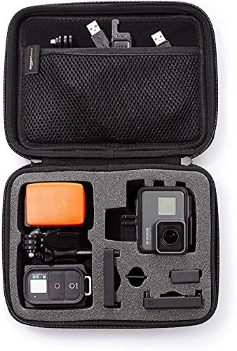 Amazon Basics Tragetasche für GoPro Actionkameras, Gr. XS, Schwarz, Einfarbig von Amazon Basics