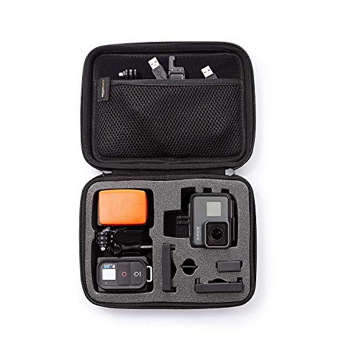 Amazon Basics Tragetasche für GoPro Actionkameras, Small, Schwarz, Einfarbig von Amazon Basics