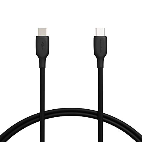 Amazon Basics USB-C 2.0 auf Micro USB Kabel (USB-IF zertifiziert), 0,91 m, Schwarz von Amazon Basics