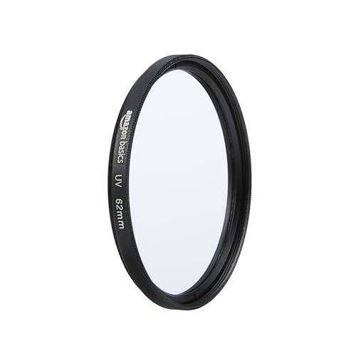 Amazon Basics 62 mm Runder UV-Schutzfilter für klarere Bilder, Schützt vor Staub, Schmutz und Kratzern Amazon Basics 62 mm Runder UV-Schutzfilter für klarere Bilder, Schützt vor Staub, Schmutz und Kratzern von Amazon Basics